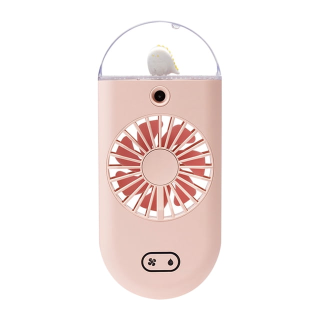 NARABB Cactus Handheld Water Replenisher Fan With Atmosphere Night Light Can Be Vertical And Portable USB Small Fan - Fans For Home