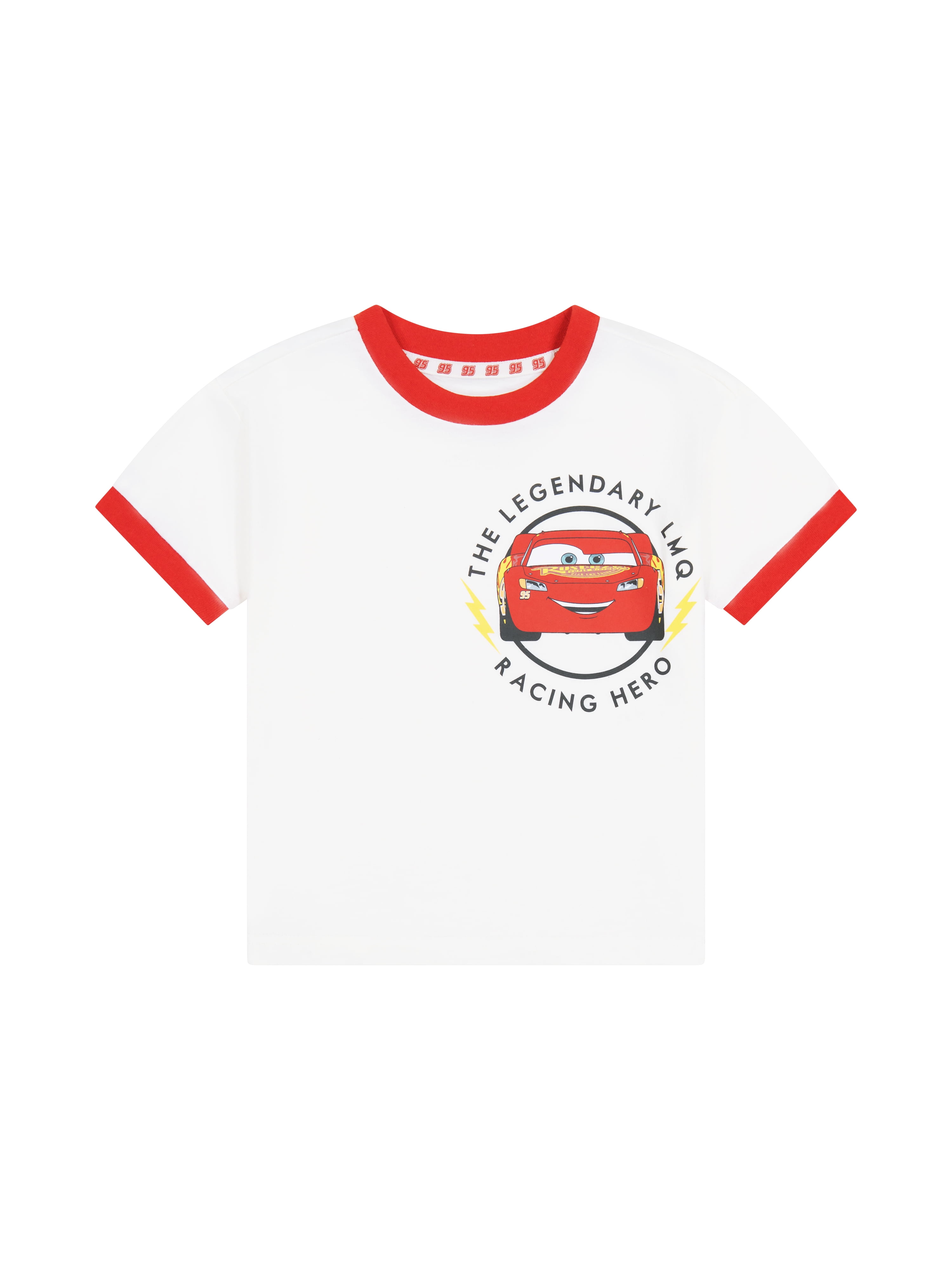 Disney Pixar Cars Toddler Boys Short Sleeve T-Shirt and Shorts Set, 2-Piece, Sizes 12M-5T