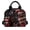 American Flag Horse, variant on POLERO Aluminum Film Material Lightweight Lunch Bag for Travel School, Large Volume Washable Insulated Lunch Bag, Blue Geometric Camo Pattern