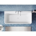 thumbnail image 3 of Sterling 96134 Unwind 67" Free Standing Acrylic Soaking Tub - Non Slip White, 3 of 7
