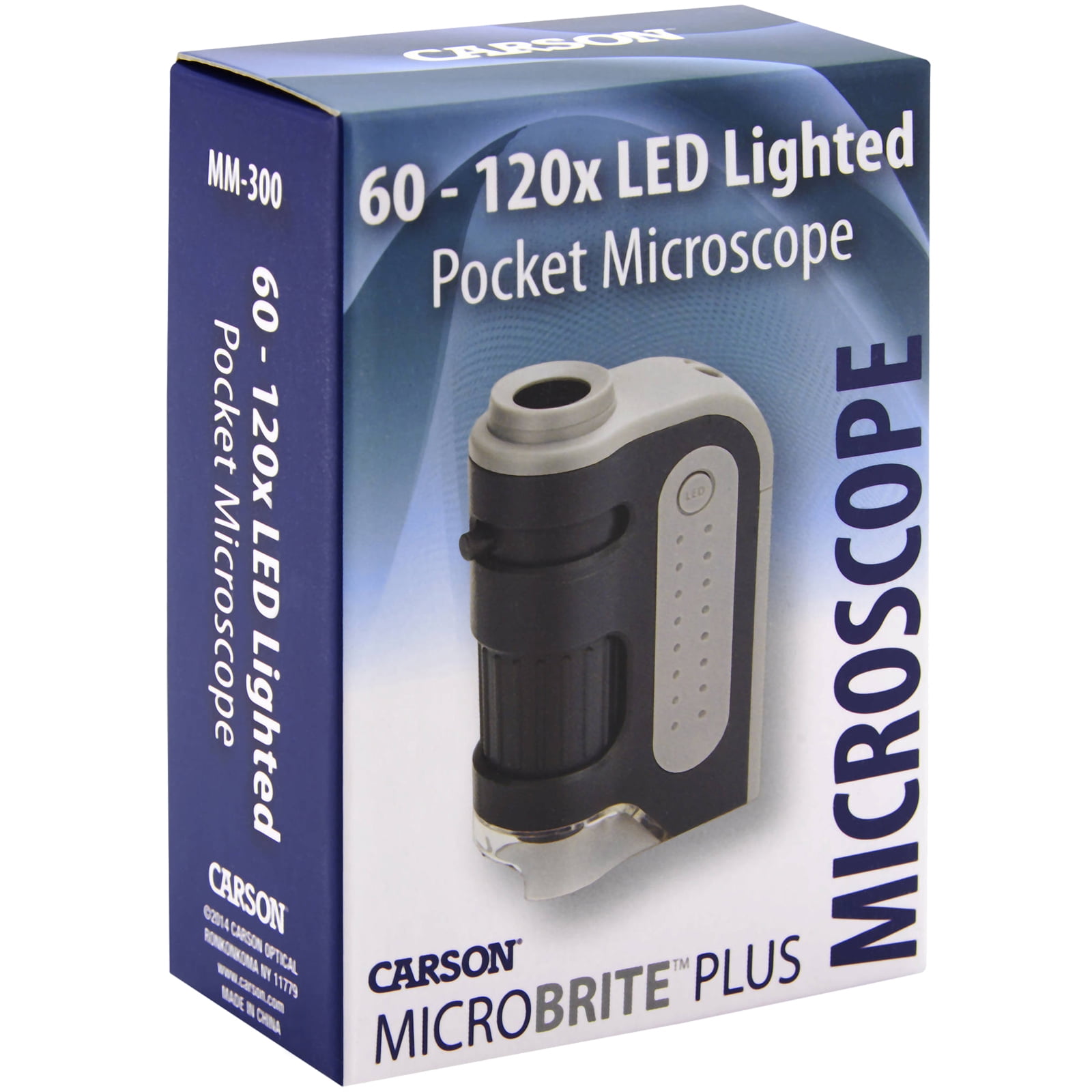 Carson MM-10 Microbrite Plus 10x - 10x LED Pocket Microscope ...