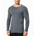 thumbnail image 2 of GENTS BLISS Thermal Underwear Shirts for Men Crewneck Fleece Lined Men Thermals Tops Long Sleeve Shirts for Men Base Layer 2 Pack, 2 of 9