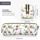 thumbnail image 3 of Easygdp Pretty Floral With Leaves para Estuche de Lápices de Cuero, Estuche de Papelería de Cuero, Estuche de Gran Capacidad con Cremallera, 3 of 7