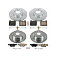 thumbnail image 3 of PowerStop Front and Rear Z23 Evolution Sport Carbon-Fiber Ceramic Brake Pad and Drilled & Slotted Rotor Kit Fits: VOLVO Select Models K2728, 3 of 10