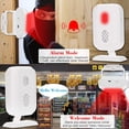 thumbnail image 4 of GREENCYCLE Wireless Home Security Alarm System Motion Sensor Detect Alert Door Chime - Long Range Driveway Alarm Security Alarm Business Store Door Entry Chime with 5 Modes (2 Music Sensor,1 Alarm), 4 of 10