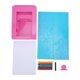 thumbnail image 1 of Tablero de dibujo artístico de plástico rosa, mesa de dibujo multifuncional para niños, juguetes de pintura DIY para niños mayores de 3 años, 1 of 8