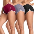 thumbnail image 1 of Pantalones cortos deportivos para mujer, botas ajustadas, pantalones de Yoga para Fitness, medias deportivas de cintura alta para levantamiento de glúteos, 3 uds., 1 of 5