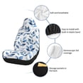 thumbnail image 6 of Car Seat Covers Are Protected From Dust And Spillage And Elastic Straps Are Easy To Install For Easy Car Suv Truck Delivery Watercolor Seamless Pattern With Leaves (3) 2 Pcs, 6 of 8