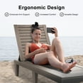 thumbnail image 6 of EasyUp Outdoor Chaise Lounge Recliner - Adjustable Angles, Waterproof & Lightweight | Durable Indoor/Outdoor Lawn Chair for Ultimate Relaxation, 6 of 7