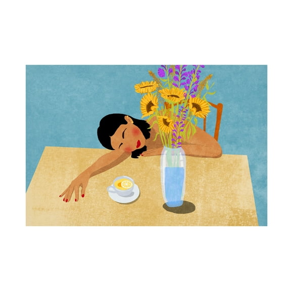 Trademark Fine Art Raissa Oltmanns Day dreaming Canvas Wall Art