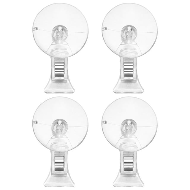 POPETPOP 4pcs Fishes Veggie Seaweed Suction Cup Clip Feed Holder
