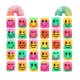thumbnail image 1 of Mini resortes mágicos de arcoíris para niños, regalos de recuerdo para fiesta de cumpleaños, relleno de piñata para invitados de jardín de infantes, 12/180 piezas（smile 180pcs, 1 of 5