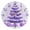 Gold, variant on Purple Christmas Tree Presents Round Wall Clock Silent Analog Battery Operated Gold Pointer Home Decor 9.84" Diameter
