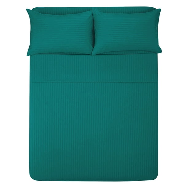 Sábana Queen Size 1800 Hilos, Microfibra Grabada Ultra Suave Mod. JADE
