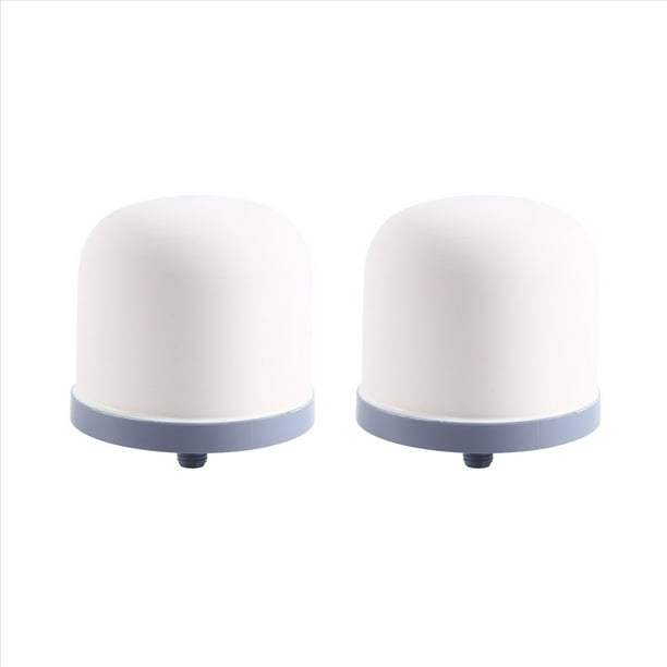 2 Uds Filtro de CeráMica Purificador de Agua Mineral Magnetizado Filtro de Agua Filtros de Agua de Hemisferio CeráMico para el Hogar