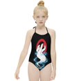 thumbnail image 3 of Ghostbusters Children's One-piece Swimwear Halterneck Swimsuit Summer Beach Girl's Bathing Suits Breathable Beachwear, 3 of 7