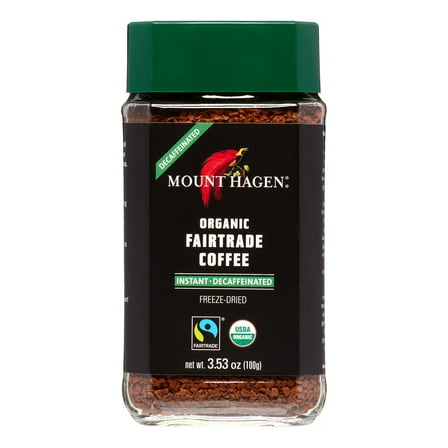 Mount Hagen Freeze Dried Instant Decaf Coffee, 3.53 Oz, 1 Ct