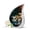 Daisy-4, variant on VALERASH Daisy Teardrop Urns for Human Ashes Adult Female - Blue Drop Cremation Urns for Human Ashes Cat Urn for Pet- 10 Inch