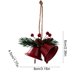 thumbnail image 3 of Adornos navideños de hierro, campanillas de colores, colgantes para árbol de Navidad, carillones de viento, regalos de Navidad., 3 of 6