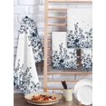 thumbnail image 2 of Blue Botanical Kitchen Dish Towels for Drying Dishes Set of 3, Dragonfly Flower Leaf Retro Ink Style Waffle Weave Microfiber Hand Tea Bathroom Towels Quick Dry & Absorbent Towel 15.7x23.6, 2 of 7