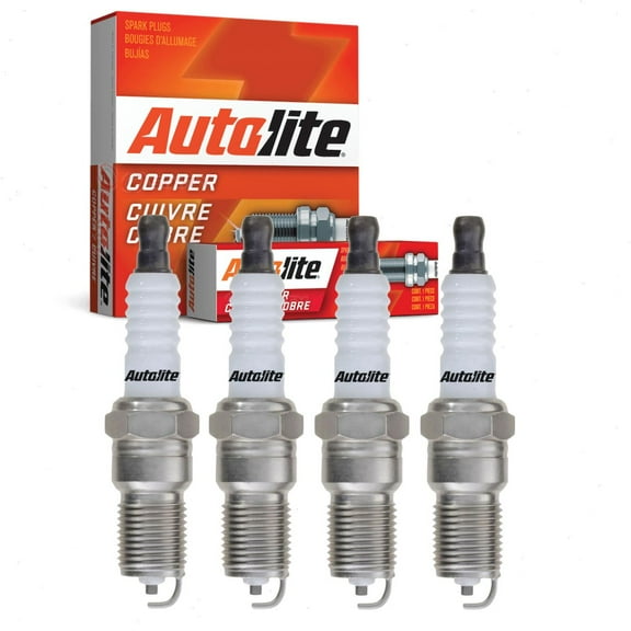 4 pc Autolite Copper Core Spark Plugs compatible with Ford Focus 2.0L 2.3L L4 2004-2011