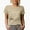 Tan, variant on Distressed Smile Always - 90s Retro Smiling Flowers Art Merch Gift, White T-Shirt, Small