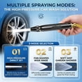 thumbnail image 6 of Heavy Duty Adjustable Twist Hose Nozzle Jet Sweeper Nozzle, Powerful High-Pressure Home Car Wash & Garden Sprayer, Heavy-Duty Solid Brass High-Pressure Hose Nozzle (3Pcs), 6 of 7