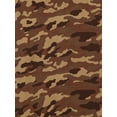 thumbnail image 5 of Arlun Women's Camo Print Short Sleeve T Shirts Trendy Classic Crew Neck Loose Breathable Tops Loose Fit Comfortable Daily Wear Summer Street Style Graphic Tees 1-Brown XXXXXL, 5 of 6
