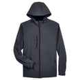 thumbnail image 4 of North End 88166 Men's Glacier Insulated Three-Layer Fleece Soft Shell Hood Jacket-Fossil Grey-S, 4 of 5