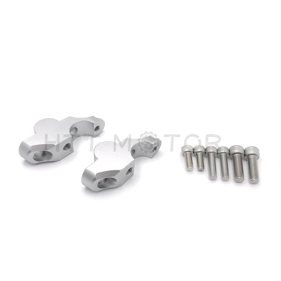 HTTMT- For BMW R1200 R NINE T 2014-2017 Handlebar Riser Kit Moves Bar Up 28mm Back 25mm