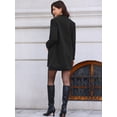 thumbnail image 3 of DARING DIVA Women's Business Button Down Notch Collar Dressy Blazer Jacket XS Black, 3 of 6