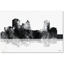 Trademark Fine Art "Montgomery Alabama Skyline BG-1" Canvas Art by Marlene Watson