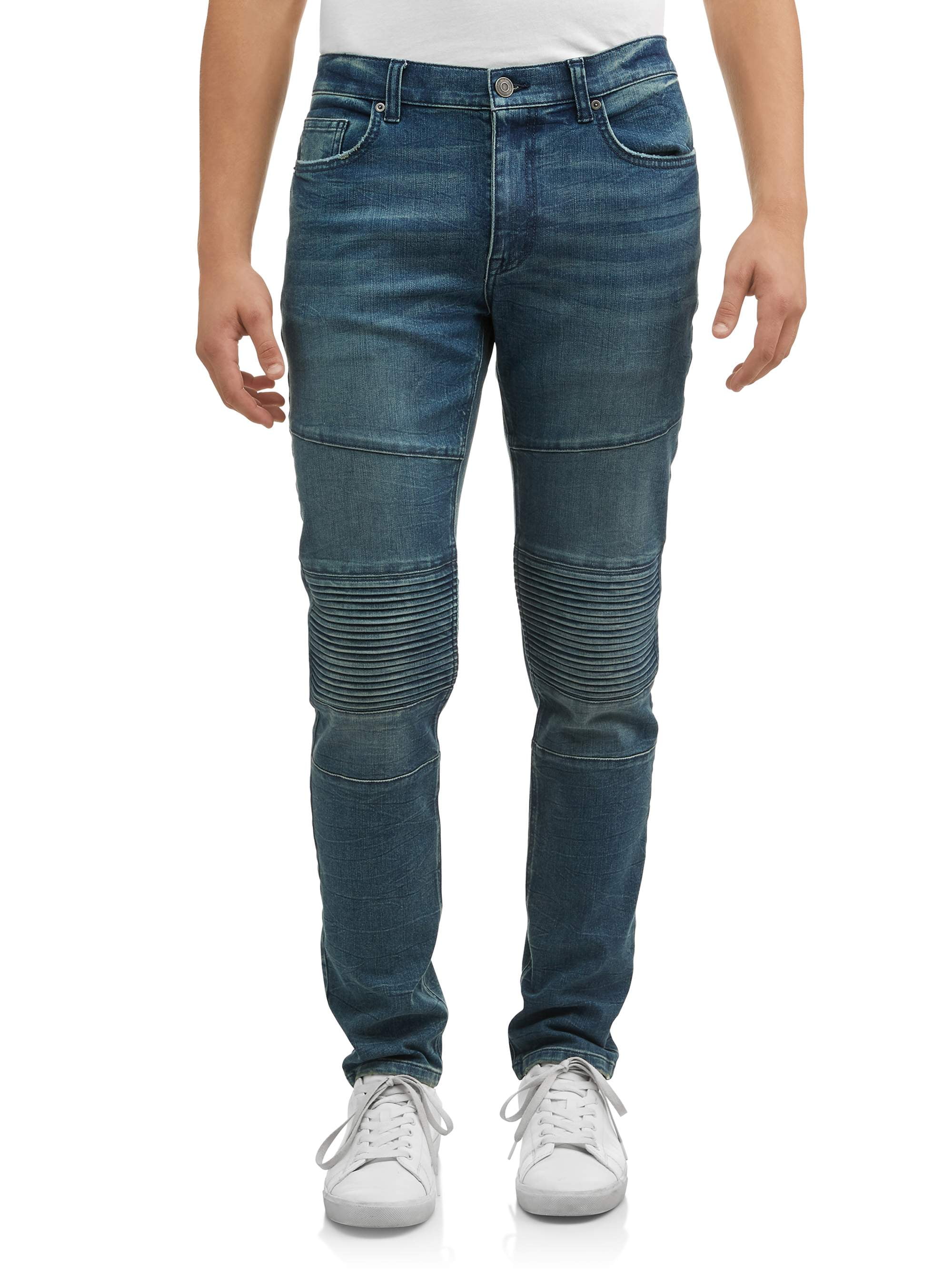 mens moto jeans