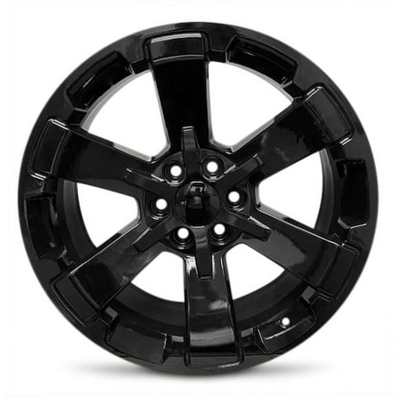 New OEM Replacement Wheel 22x9 in for 1999-2023 Chevrolet Silverado 1500 Gloss Black 22 inch Aluminum Rim