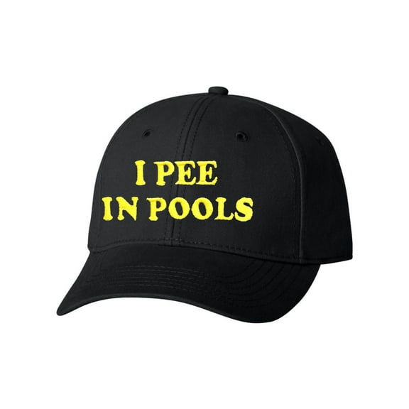 Adult I Pee In Pools Embroidered Dad Hat Structured Cap