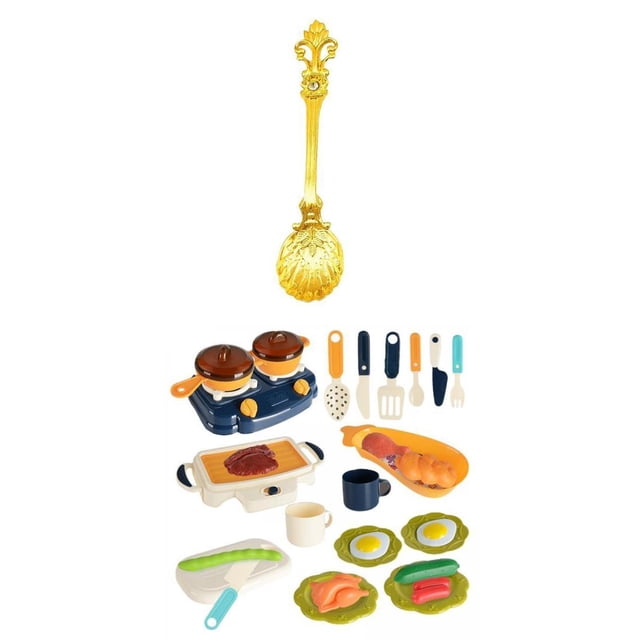 Juego de Simulación de Juguete de Comida de Cocina de 31 Piezas Sunnimix Juego de simulación