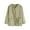 Green, variant on Women's Plush Sleep-to-Street Jacket V-Neck Button Down PJ-Inspired with Pockets Cozy Winter Loungewear Versatile Cover-Up