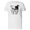 thumbnail image 1 of Bull Dog Face In B&W T-Shirt Men -Image by Shutterstock, Male 3X-Large, 1 of 2