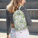 thumbnail image 5 of Disketp Vintage Utensils print Canvas Backpack Lightweight Travel Daypack Student Rucksack Laptop Backpack-, 5 of 5