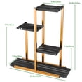 thumbnail image 5 of Queroig Plant Stand Indoor, Tiered Plant Stand for Indoor Plants Multiple, Corner Flower Stand for Living Room, Multi-Layer Iron Art Plant Shelf (3/4/5/6 Tiers), 5 of 8