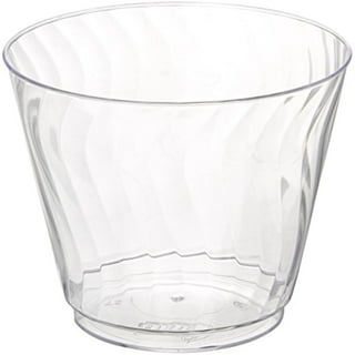 Chinet Cut Crystal Cups 9 Oz 100 Cups (4 Pack)