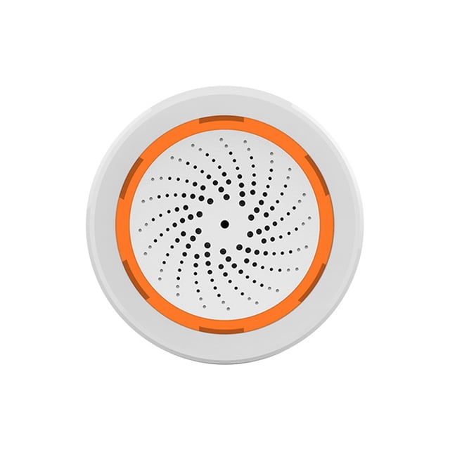 Tuya ZigBee Smart Siren Alarm Sound & Light Siren Temperature Humidity Sensor Home Security Alarm for Tuya,1x Smart Siren Alarm