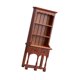 thumbnail image 4 of Miniatura de estantería de madera para casa de muñecas, accesorios de simulación, juguete, armario en miniatura para dormitorio, escala 1:12, 4 of 9