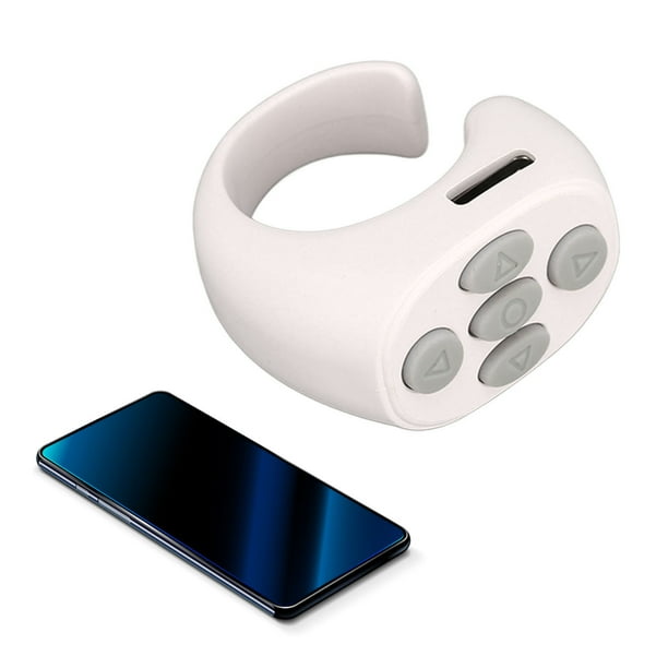 Controlador De Anillo Inteligente, Bt 5.3 Página De Control Remoto Inalámbrico Turner Desplazamiento Hacia Arriba Y Hacia AboJo Obturador De Selfie Selfie Llave De Control Remoto