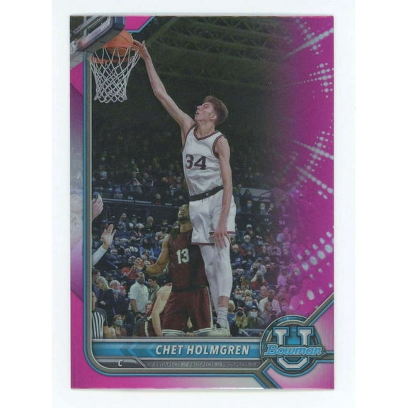 NBA 2022 Bowman University Pink Chet Holmgren #89