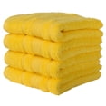 thumbnail image 2 of 4-Piece Hand Towels Set | 100% Turkish Cotton, Spa & Hotel Towels Quality, Quick Dry Hand Towels for your Bathroom, Shower Towels (Yellow), 2 of 6