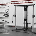 thumbnail image 6 of DONOW Cable Crossover Machine, Cable Fly Machine Home Gym System Workout Station with Dual Pulley System Pull-Up Bar Cable Bar and LAT Pull Down System, 6 of 7