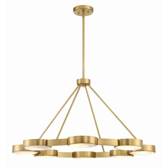 Crystorama Lighting - Orson - 8 Light Chandelier-21.5 Inches Tall and 38.5