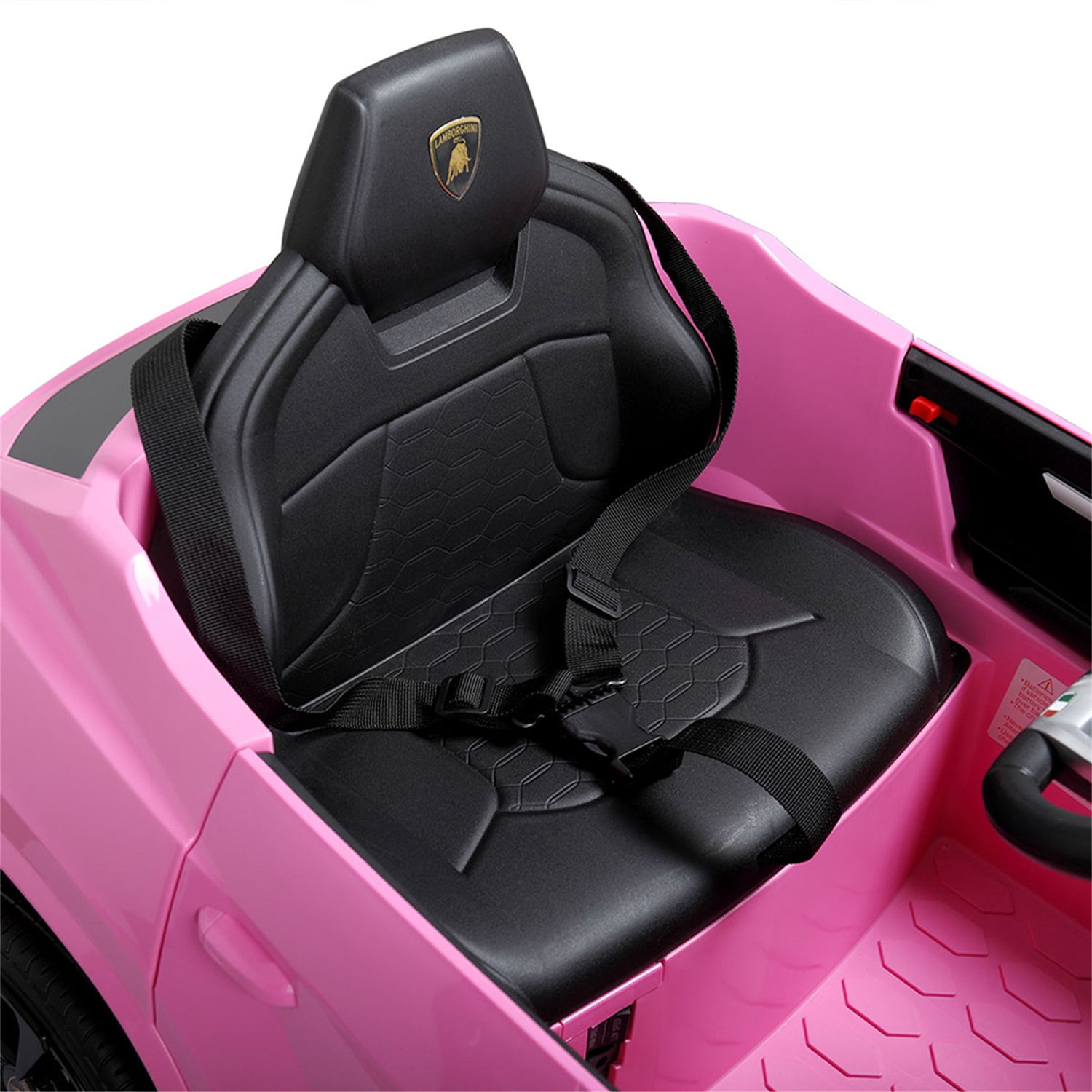 CIPACHO Licensed Lamborghini Urus Ride On Car 12V Kids Electric Vehicle Toy w/Parent Remote Control, Horn, Spring Suspension, Pink