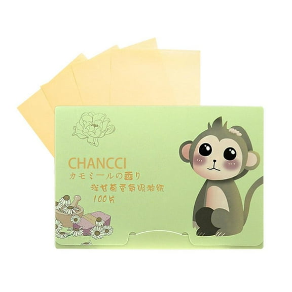 Blotting Paper Oil Control 100 Shts Absorbing Face Mattify Oily Tissue Y4O1
